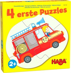 HABA 4 erste Puzzles - Einsatzfahrzeuge