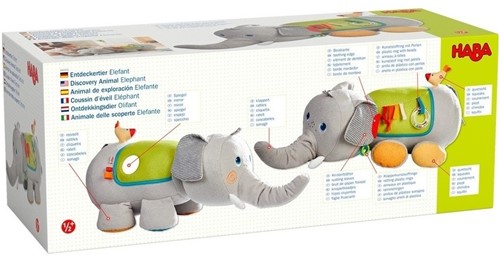 HABA Plüschtier Entdeckertier Elefant - 70 cm-2