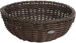 Westmark Brotkorb Kunststoff rund 23x9cm - braun - Saleen