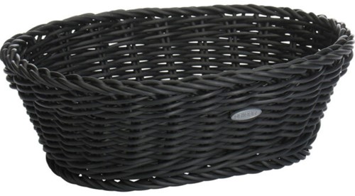 Westmark Saleen Brotkorb oval 26x19x8cm - schwarz