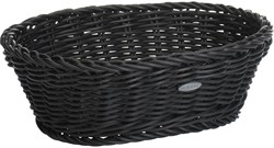 Westmark Saleen Brotkorb oval 26x19x8cm - schwarz
