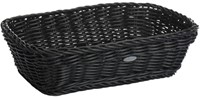 Westmark Saleen Brotkorb rechteckig 31x21x9cm - schwarz