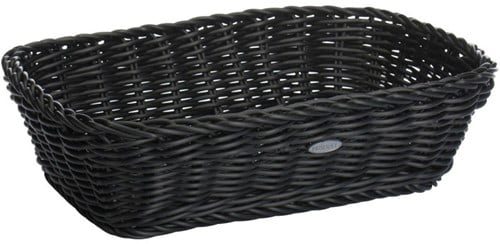 Westmark Saleen Brotkorb rechteckig 31x21x9cm - schwarz