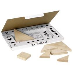 Goki Holz Tangram Spiel - Lernspielzeug Puzzle