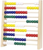 Goki Rechenrahmen Holzspielzeug bunt 25x29 cm Zählrahmen