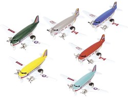 Goki Flugzeug die-cast Spielzeugflugzeug mehrfarbig