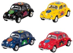 Goki Volkswagen Spielzeugauto Beetle 1967 die-cast 1:64 mit Druck