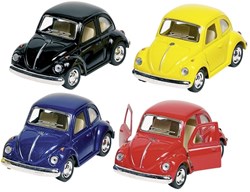 Goki Volkswagen Spielzeugauto Beetle 1967 Die-Cast mit Rückziehmotor