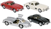 Goki Mercedes-Benz 300SL Spielzeugauto Metall 1:36 Retro Modell