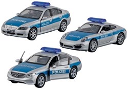 Goki Polizeiauto Die-Cast Spielzeugauto mit Rückziehmotor 1:34-39