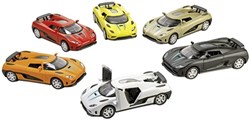 Goki Sportwagen Momentum mit Licht und Sound - Metall Spielzeugauto 14 cm