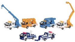Goki Abschleppwagen Spielzeugauto 1:35 - Holz Abschleppfahrzeug