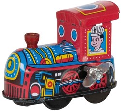 GOKI Blechspielzeug – Mini-Lokomotive