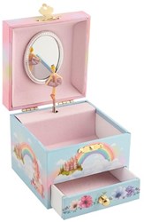 Goki Musikspieldose Elfe - Schmuckkästchen Ballerina rosa blau