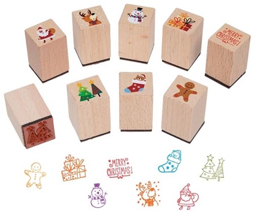 Goki Stempelset - Weihnachten kreatives Spielzeug für Kinder