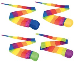 Goki Regenbogen Schleuderball - buntes Outdoor-Spielzeug für Kinder