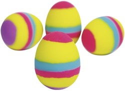 Goki Flummy Eier - bunte Springball Spielzeug für Kinder