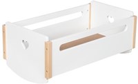 Goki Puppenwiege Holz Herz - Holzspielzeug Wiege für Puppen-2