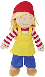 Goki Kuschelpuppe Peggy Diggledey Puppe 28 cm mehrfarbig Plüsch