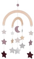 Goki Holz Baby Mobile Sternenhimmel rosa - Baby Mobile