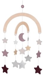 Goki Holz Baby Mobile Sternenhimmel rosa - Baby Mobile