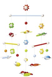 Goki 3D Mobile Frühlingswiese Babyzimmer Dekoration bunt