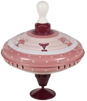 Goki Brummkreisel Waldtiere rosa - Metall Kreisel Spielzeug