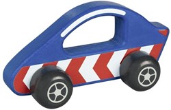 Goki Holzspielzeug Rennauto - buntes Fahrzeug für Kinder