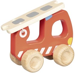 Goki Feuerwehrwagen Spielzeugauto mit Leiter - Feuerwehr Spielzeug