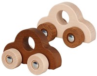 Goki Holzfahrzeuge - Handauto nature Spielzeugauto