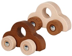 Goki Holzfahrzeuge - Handauto nature Spielzeugauto