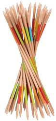 Goki Mikado Spiel klein - 18cm Holz Gesellschaftsspiel