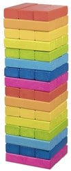 Goki Geschicklichkeitsspiel Regenbogen Turm Holzspielzeug