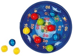 Goki Dartspiel Klettverschluss Ozean Kinder Spielzeug