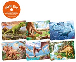 Goki Holzpuzzle Dinosaurier - Lernspielzeug 24 Teile