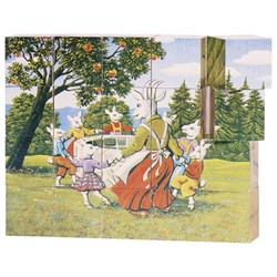 Goki Holz Würfelpuzzle Märchen - Lernspielzeug - 20 Teile