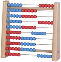 Goki Holz Zählrahmen Lernspielzeug 100 Perlen