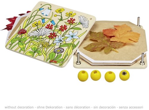 Goki Holz Blumenpresse - Blumen trocknen für Kinder
