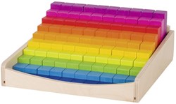 Goki Rechenstäbchen Lernspielzeug aus Holz 100-teilig bunt