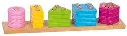 Goki Holz Formenpuzzle Lernspielzeug 20-teilig Farben