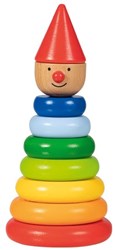 Goki magnetischer Stapelturm Nimo - Holzspielzeug für Motorik