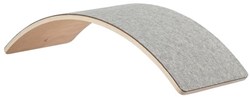 Goki Balance Board Wave Holzspielzeug mit Filz 82cm Gleichgewicht