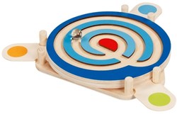 Goki Geschicklichkeitsspiel - Holz Parcours Kinderspiel Lernspielzeug