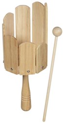 Goki Holz Rührtrommel Musikinstrument für Kinder - Lernspielzeug