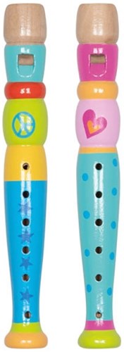 Goki Blockflöte Holz Musikinstrument für Kinder und Anfänger