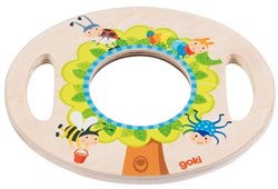 Goki Holzlupe XL mit Griffen für Kinder - Insekten erforschen
