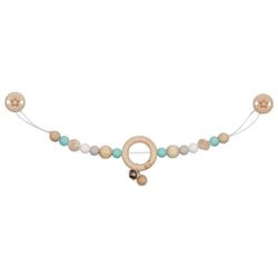 Goki Holz Kinderwagenkette Stern mit Clips - Babyspielzeug