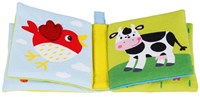 Goki Stoff-Knisperbuch Tiere Babybuch Bauernhof-2
