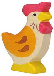 Holztiger Holz Huhn Spielfigur - Bauernhof Tier Spielzeug