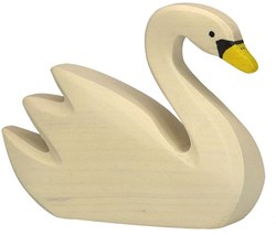 Holztiger Holz Schwan Spielfigur - schwimmend - nachhaltiges Spielzeug